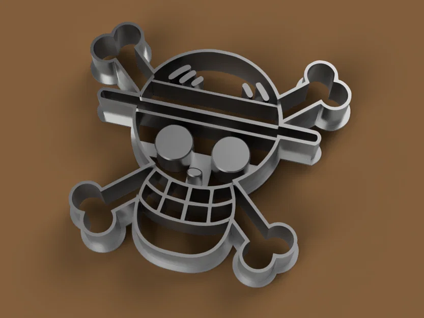 Khuôn Cắt Bánh Quy One Piece (Jolly Roger) - Image 1