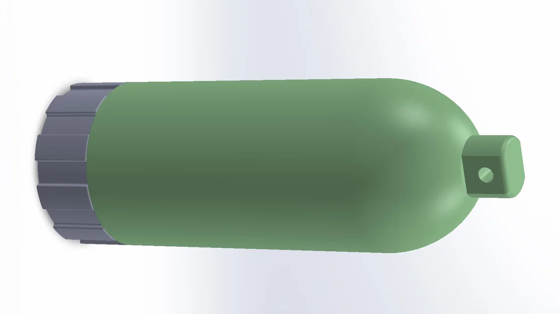 Móc khóa Bình Khí Lặn (Scuba Tank Keychain) - Image 2