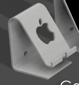 Đế đỡ iPhone (iPhone Stand) in 3D thiết kế tối giản có logo Apple - Image 1
