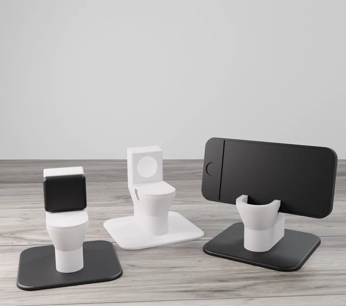 Đế sạc hình bồn cầu cho Apple Watch và iPhone - Image 7