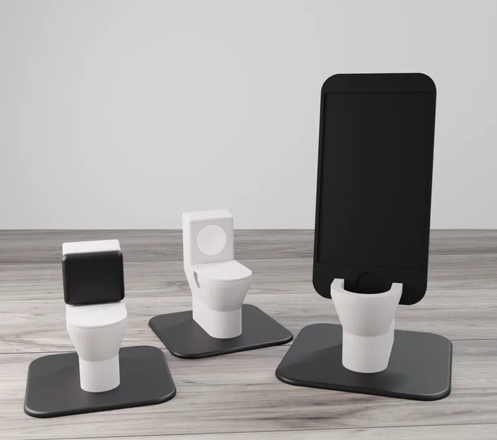 Đế sạc hình bồn cầu cho Apple Watch và iPhone - Image 8