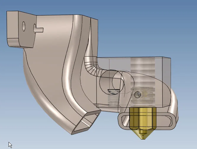 Ống dẫn gió quạt KINGROON KP3S (KINGROON KP3S FAN DUCT) - Image 2