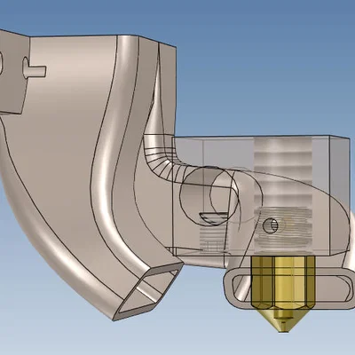 Ống dẫn gió quạt KINGROON KP3S (KINGROON KP3S FAN DUCT)