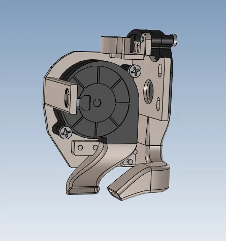 Khung & ống gió 2 quạt 5015 cho Kingroon KP3S (cập nhật 3D Touch) - Image 2