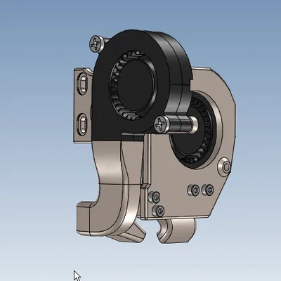 Khung & ống gió 2 quạt 5015 cho Kingroon KP3S (cập nhật 3D Touch)