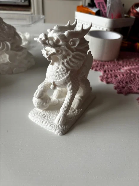 Mô hình rồng Trung Hoa (Chinese Dragon) in 3D chi tiết sắc nét - Image 1