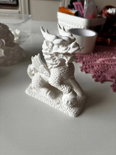 Mô hình rồng Trung Hoa (Chinese Dragon) in 3D chi tiết sắc nét - Image 2