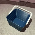 Giỏ xếp gọn, print in place, không cần support / Collapsible basket — Updated! - Thumbnail 4