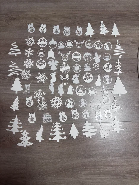 Bộ sưu tập 75 mẫu trang trí cây thông Noel in 3D độc đáo - Image 1