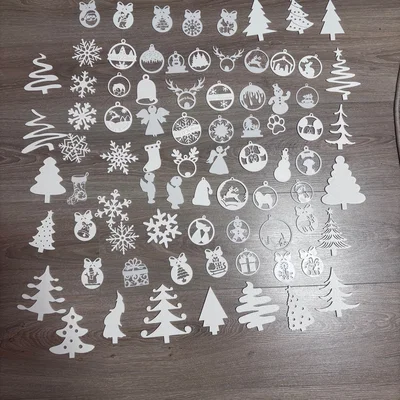 Bộ sưu tập 75 mẫu trang trí cây thông Noel in 3D độc đáo