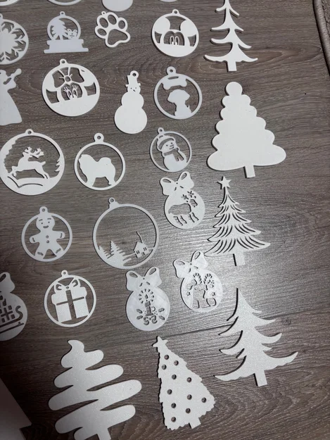 Bộ sưu tập 75 mẫu trang trí cây thông Noel in 3D độc đáo - Image 2