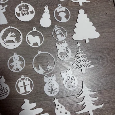 Bộ sưu tập 75 mẫu trang trí cây thông Noel in 3D độc đáo
