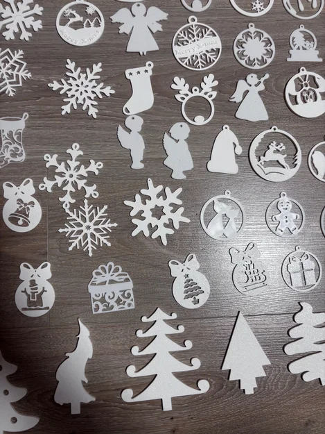 Bộ sưu tập 75 mẫu trang trí cây thông Noel in 3D độc đáo - Image 3