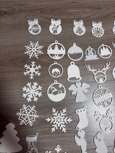 Bộ sưu tập 75 mẫu trang trí cây thông Noel in 3D độc đáo - Image 4