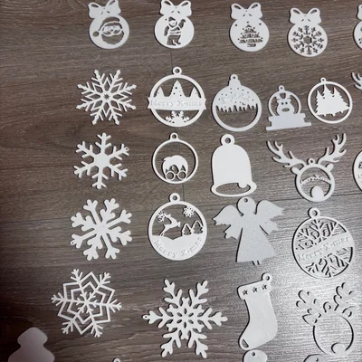 Bộ sưu tập 75 mẫu trang trí cây thông Noel in 3D độc đáo