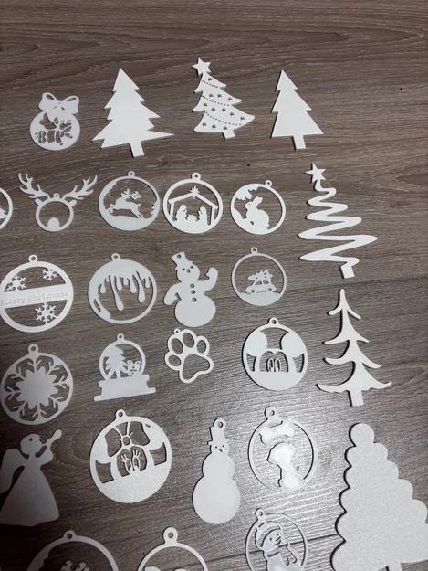 Bộ sưu tập 75 mẫu trang trí cây thông Noel in 3D độc đáo - Image 6