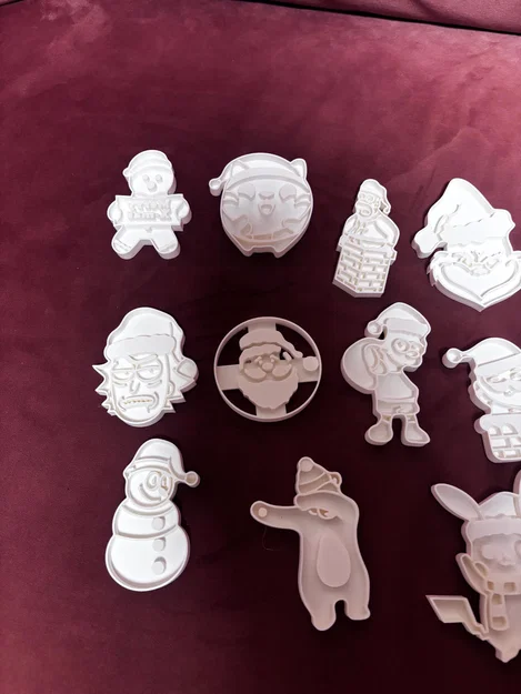 Bộ khuôn cắt bánh quy Giáng sinh đa dạng - Tự tay làm bánh tại nhà - Image 2