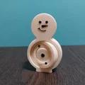 Snowman Ring Figdet – Fidget nhiều vòng hình người tuyết (print in place) - Thumbnail 2
