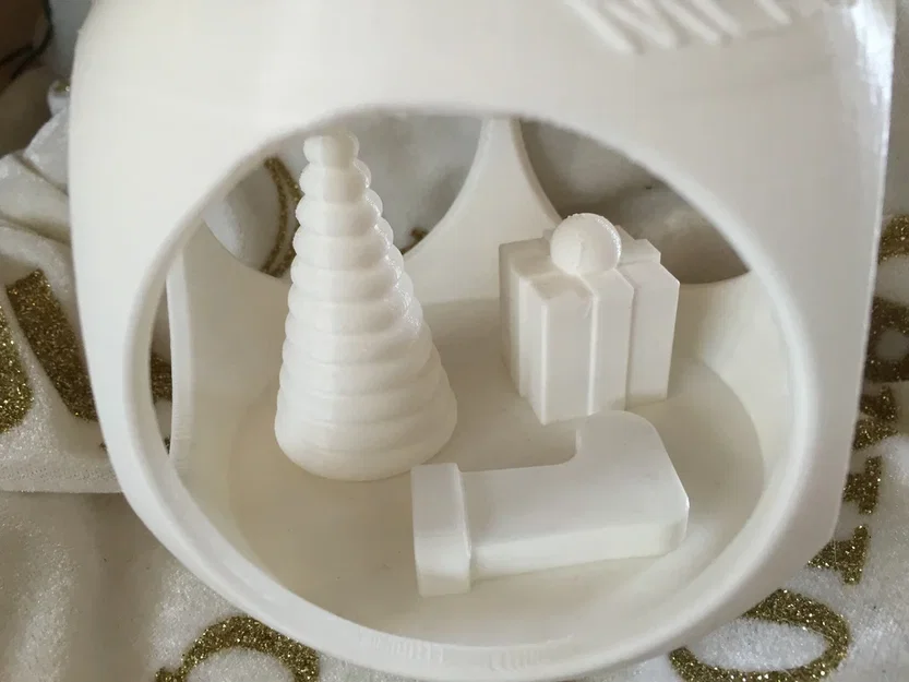 Mẫu in 3D quả cầu trang trí Giáng Sinh đẹp và tinh tế - Image 2