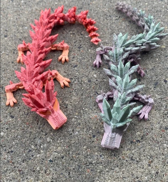 Mô hình Rồng Pha Lê (Crystal Dragon) in 3D linh hoạt cho mọi nhà - Image 1