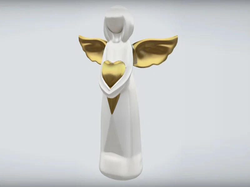 Tượng Thiên Thần Tối Giản – Kỷ Vật Thiên Thần - Image 4