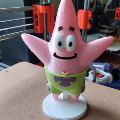 Patrick Star (từ series Spongebob Squarepants) - mẫu in 3D nhiều màu, lắp ráp