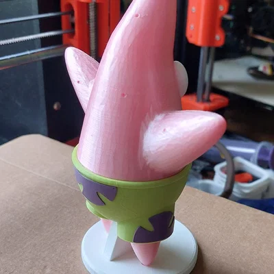 Patrick Star (từ series Spongebob Squarepants) - mẫu in 3D nhiều màu, lắp ráp
