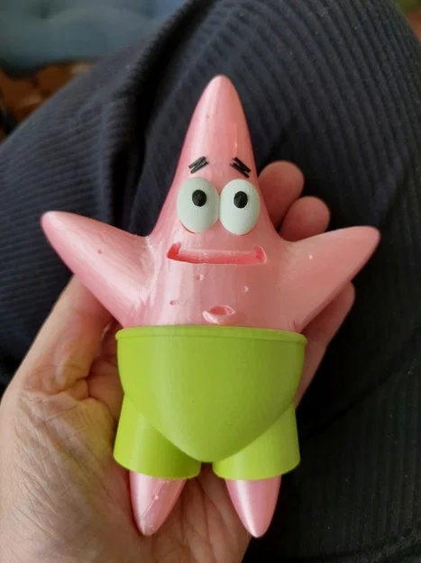 Patrick Star (từ series Spongebob Squarepants) - mẫu in 3D nhiều màu, lắp ráp - Image 4