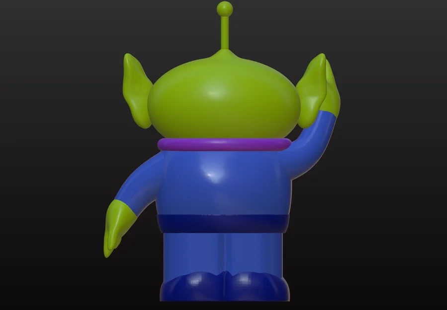 Mô hình 3D chú Alien đáng yêu từ phim hoạt hình Toy Story - Image 4