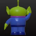 Mô hình 3D chú Alien đáng yêu từ phim hoạt hình Toy Story - Thumbnail 4