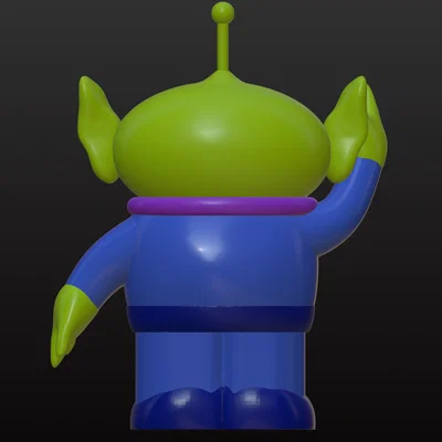 Mô hình 3D chú Alien đáng yêu từ phim hoạt hình Toy Story