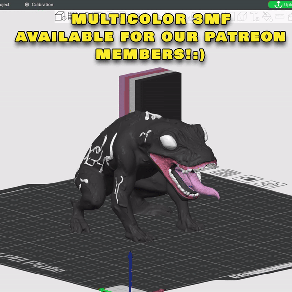 Venom Frog - Mô hình ếch Venom từ phim Venom - Serev3D