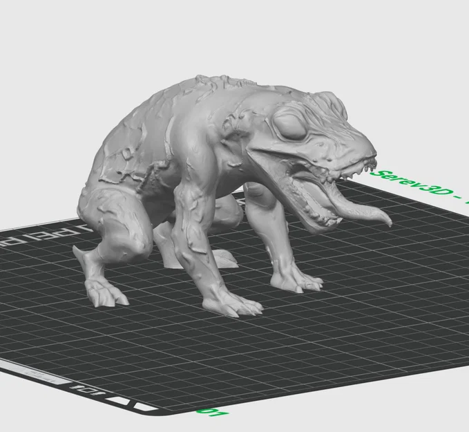 Venom Frog - Mô hình ếch Venom từ phim Venom - Serev3D - Image 5