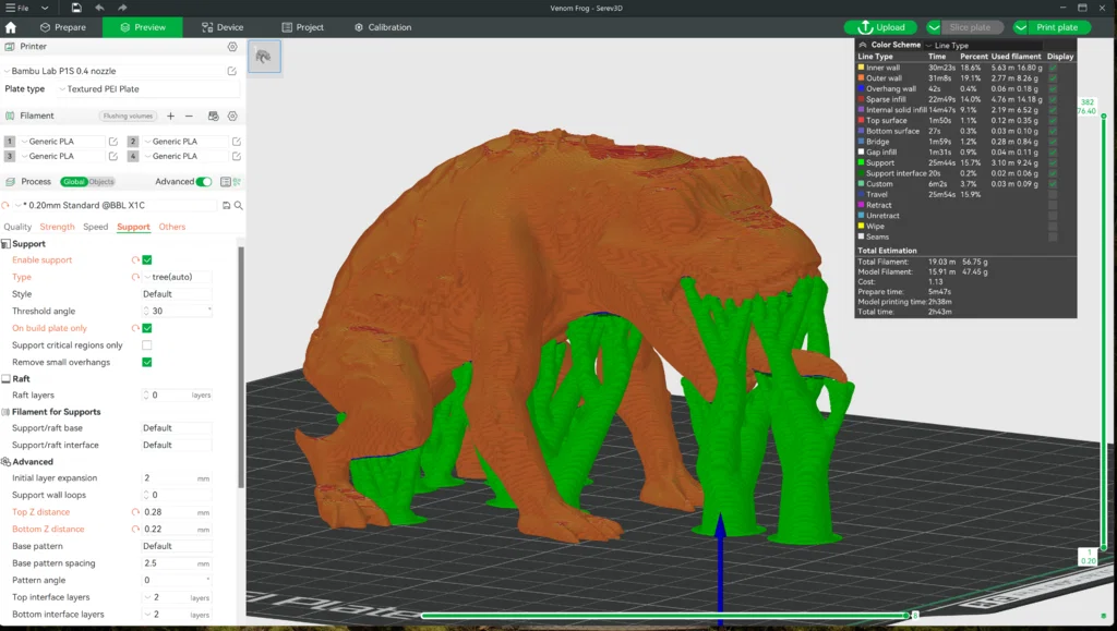 Venom Frog - Mô hình ếch Venom từ phim Venom - Serev3D - Image 6