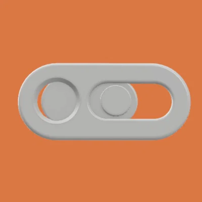 Nắp che camera laptop dạng trượt bảo vệ quyền riêng tư