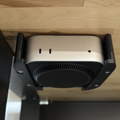 Giá gắn Mac Mini M4 dưới gầm bàn (Mac Mini M4 Under Desk Mount)