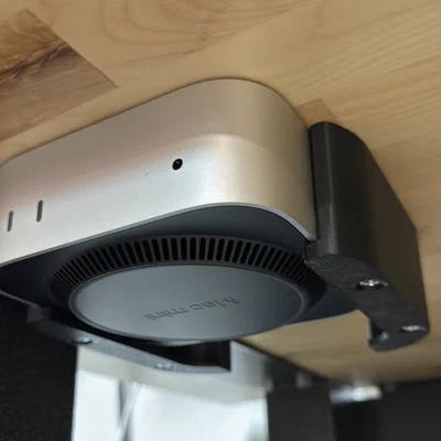 Giá gắn Mac Mini M4 dưới gầm bàn (Mac Mini M4 Under Desk Mount)