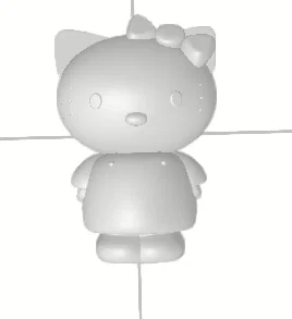 Mô hình 3D Hello Kitty xinh xắn để bàn - Tải file STL miễn phí - Image 1