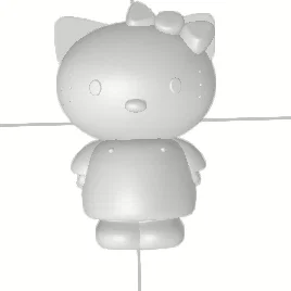 Mô hình 3D Hello Kitty xinh xắn để bàn - Tải file STL miễn phí