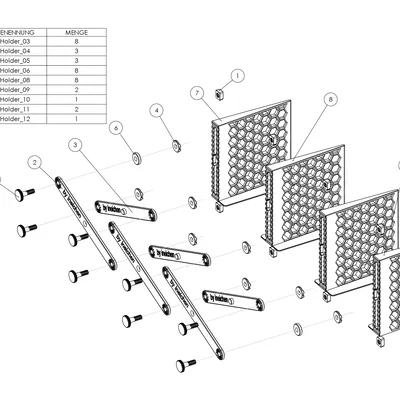 THE BOOK HOLDER - Kệ chặn sách lắp ghép