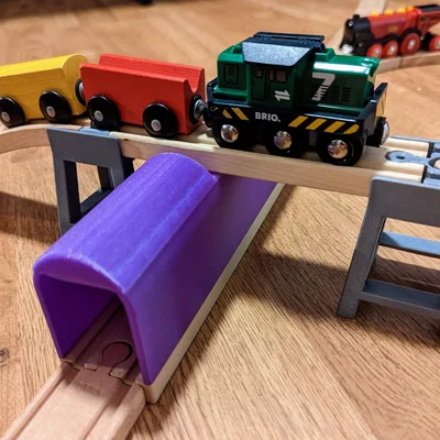 Hầm chui tàu gỗ Brio Wooden Train Tunnel (compatible Brio)