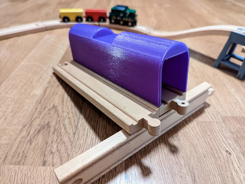 Hầm chui tàu gỗ Brio Wooden Train Tunnel (compatible Brio) - Image 2