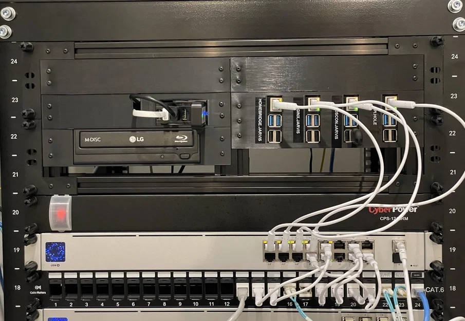 Mini Network Rack (Rack mạng mini in 3D) - Image 3