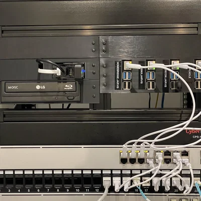 Mini Network Rack (Rack mạng mini in 3D)