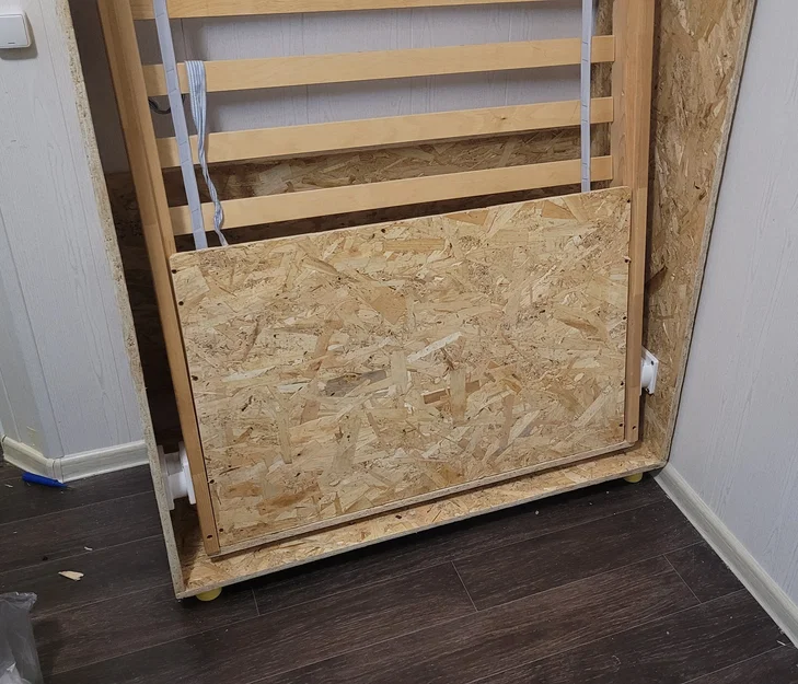 Bản lề nâng giường (Lifting Bed Hinge) 90x90x47mm - Phụ kiện DIY - Image 5