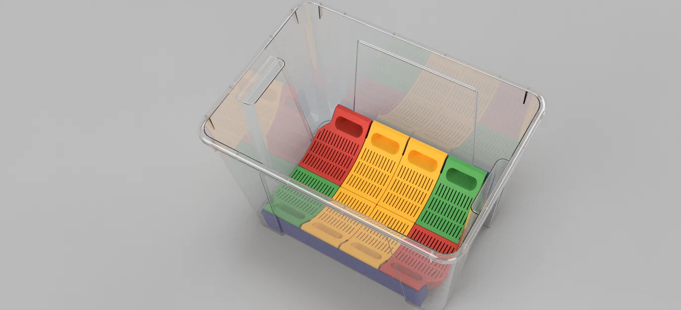 Hộp drybox Samla 22L với hộp đựng silica gel - Image 7