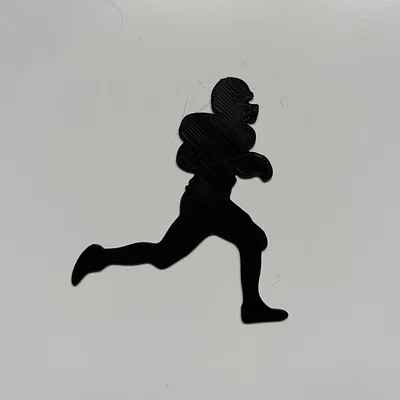 Mô hình trang trí tường cầu thủ bóng bầu dục Mỹ NFL ấn tượng