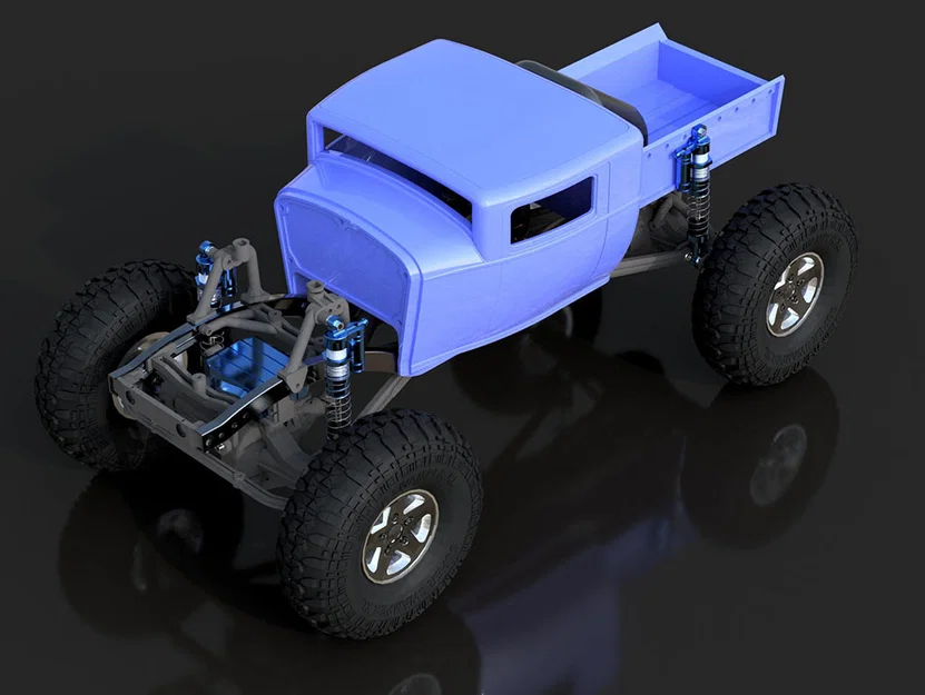 Thân xe SCX10 Hotrod body - Image 2