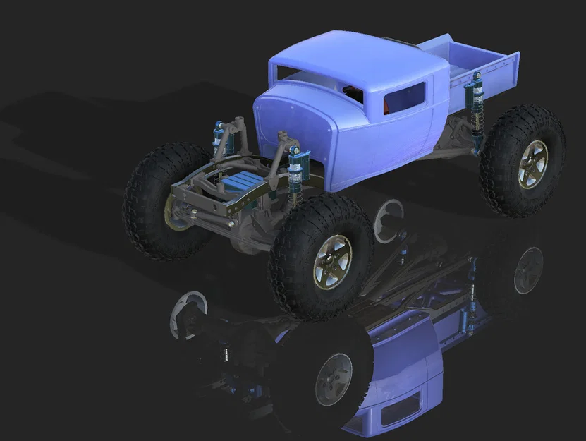 Thân xe SCX10 Hotrod body - Image 3