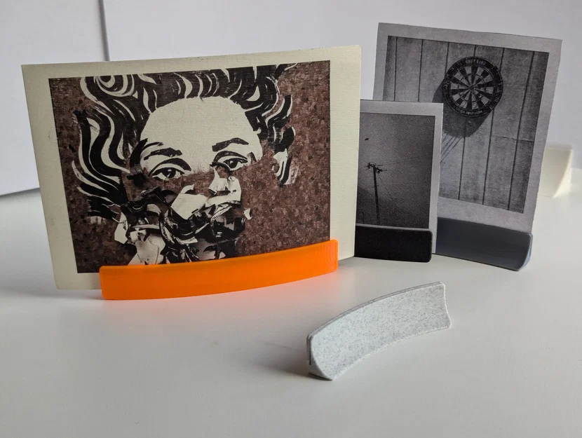 Chân đế ảnh/thẻ không viền cho Instax & Polaroid (Frameless card holder) - Image 2